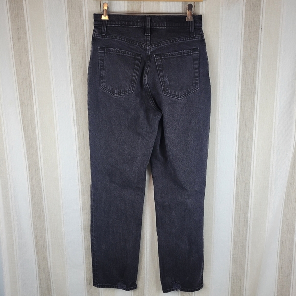 Abercrombie & Fitch Curve Love The 90s Straight Ultra High Rise Jeans Size 26/2s - Picture 9 of 9